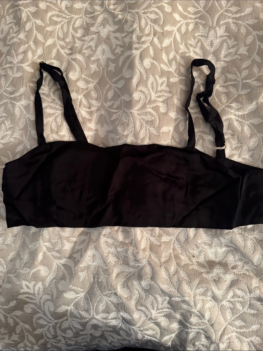 Anthropologie Black Bralette size S NWT